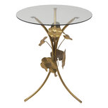 Clayre & Eef | Bijzettafel Goudkleurig ø 60x76 cm | 5Y1068 Clayre & Eef | Bijzettafel Goudkleurig ø 60x76 cm | 5Y1068
