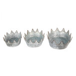 Clayre & Eef | Decoratie schaal Grijs 39x28x14 / 34x26x12 / 29x22x10 cm | 6Y4868 Clayre & Eef | Decoratie schaal Grijs 39x28x14 / 34x26x12 / 29x22x10 cm | 6Y4868