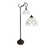 Clayre & Eef | Tiffany Vloerlamp Bruin 36x25x152 cm E27/max 1x60W | 5LL-6244 Clayre & Eef | Tiffany Vloerlamp Bruin 36x25x152 cm E27/max 1x60W | 5LL-6244