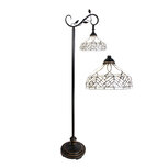 Clayre & Eef | Tiffany Vloerlamp Bruin 36x25x152 cm E27/max 1x60W | 5LL-6245 Clayre & Eef | Tiffany Vloerlamp Bruin 36x25x152 cm E27/max 1x60W | 5LL-6245