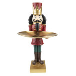 Clayre & Eef | Kerstdecoratie Beeld Notenkraker Rood 17x23x35 cm | 6PR4829 Clayre & Eef | Kerstdecoratie Beeld Notenkraker Rood 17x23x35 cm | 6PR4829