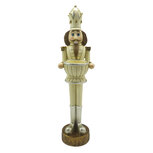 Clayre & Eef | Kerstdecoratie Beeld Notenkraker Beige Bruin 9x7x30 cm | 6PR4837 Clayre & Eef | Kerstdecoratie Beeld Notenkraker Beige Bruin 9x7x30 cm | 6PR4837