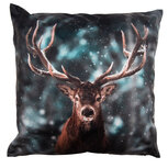 Clayre & Eef | Kussenhoes Groen Bruin 45x45 cm | KT021.314 Clayre & Eef | Kussenhoes Groen Bruin 45x45 cm | KT021.314