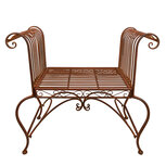 Clayre & Eef   | Tuinstoel Bruin 76x41x71 cm | 5Y1030