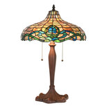 Clayre & Eef | Tiffany Tafellamp ø 41x60 cm E27/max 2x60W | 5LL-1208 Clayre & Eef | Tiffany Tafellamp ø 41x60 cm E27/max 2x60W | 5LL-1208