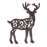 Clayre & Eef | Onderzetters Pannen Rendier Bruin 20x24x2 cm | 6Y5301 Clayre & Eef | Onderzetters Pannen Rendier Bruin 20x24x2 cm | 6Y5301