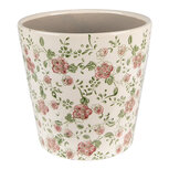 Clayre & Eef   | Bloempot Binnen Roze, Beige ø 19x18 cm | 6CE1566L