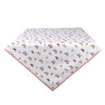 Clayre & Eef | Vierkant Tafelkleed Beige Roze 100x100 cm | BPD01 Clayre & Eef | Vierkant Tafelkleed Beige Roze 100x100 cm | BPD01