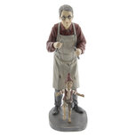 Clayre & Eef   | Decoratie Beeld Pinokkio Grijs 16x14x36 cm | 6PR2417