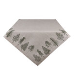 Clayre & Eef | Tafelkleed Kerst Beige Groen 150x250 cm | NPT05 Clayre & Eef | Tafelkleed Kerst Beige Groen 150x250 cm | NPT05