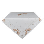 Clayre & Eef | Vierkant Tafelkleed Beige Bruin 100x100 cm | BSLC01 Clayre & Eef | Vierkant Tafelkleed Beige Bruin 100x100 cm | BSLC01