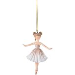 Dekoratief | Hanger ballerina, roze, resina, 7x4x11cm | A225404 Dekoratief | Hanger ballerina, roze, resina, 7x4x11cm | A225404