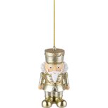 Dekoratief | Hanger notenkraker goud, resina, 5x4x9cm | A225428 Dekoratief | Hanger notenkraker goud, resina, 5x4x9cm | A225428