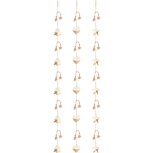 Dekoratief | Slinger m/bomen/harten/sterren, goud, metaal, 115x1x6cm, set van 3 stuks | A235648 Dekoratief | Slinger m/bomen/harten/sterren, goud, metaal, 115x1x6cm, set van 3 stuks | A235648