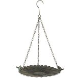 Dekoratief | Hanger vogelvoederschaal, groen/roest, metaal, 30x30x48cm | A235752 Dekoratief | Hanger vogelvoederschaal, groen/roest, metaal, 30x30x48cm | A235752