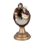 Clayre & Eef | Kerstdecoratie Beeld Kerstgroep Bruin Goudkleurig 10x10x20 cm | 6PR4943 Clayre & Eef | Kerstdecoratie Beeld Kerstgroep Bruin Goudkleurig 10x10x20 cm | 6PR4943