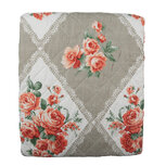 Clayre & Eef | Bedsprei Grijs Roze 140x220 cm | Q196.059 Clayre & Eef | Bedsprei Grijs Roze 140x220 cm | Q196.059