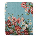 Clayre & Eef | Bedsprei Blauw Roze 140x220 cm | Q197.059 Clayre & Eef | Bedsprei Blauw Roze 140x220 cm | Q197.059