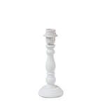 Clayre & Eef | Lampenvoet Tafellamp Wit ø 10x26 cm E27/max 1x40W | 6LMP478W Clayre & Eef | Lampenvoet Tafellamp Wit ø 10x26 cm E27/max 1x40W | 6LMP478W