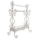 Clayre & Eef   | Handdoekhouder Wit 65x40x93 cm | 5Y0313