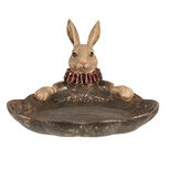 Clayre & Eef | Schaaltje konijn Bruin 21x21x15 cm | 6PR5013 Clayre & Eef | Schaaltje konijn Bruin 21x21x15 cm | 6PR5013