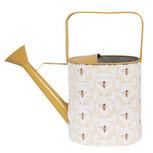 Clayre & Eef | Decoratie Gieter Wit Geel 33x12x32 cm | 6Y5517 Clayre & Eef | Decoratie Gieter Wit Geel 33x12x32 cm | 6Y5517
