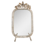 Clayre & Eef   | Staande Spiegel Beige 25x6x48 cm | 62S296