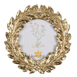 Clayre & Eef   | Fotolijst Goudkleurig 11x2x11 cm / ø 8 cm | 2F1051