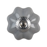 Clayre & Eef | Deurknop Grijs ø 5x3 cm | 61909 Clayre & Eef | Deurknop Grijs ø 5x3 cm | 61909