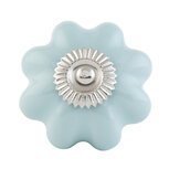 Clayre & Eef | Deurknop Blauw ø 4x3 cm | 63513 Clayre & Eef | Deurknop Blauw ø 4x3 cm | 63513