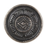 Clayre & Eef | Deurknop Grijs ø 4x4 cm | 64160 Clayre & Eef | Deurknop Grijs ø 4x4 cm | 64160
