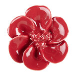Clayre & Eef | Deurknop Rood ø 6x3 cm | 64278 Clayre & Eef | Deurknop Rood ø 6x3 cm | 64278