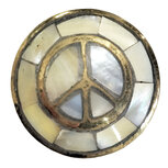 Clayre & Eef | Deurknop Wit ø 3x3 cm | 64689 Clayre & Eef | Deurknop Wit ø 3x3 cm | 64689