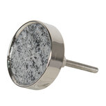 Clayre & Eef | Deurknop Grijs ø 4x2 cm | 64699 Clayre & Eef | Deurknop Grijs ø 4x2 cm | 64699
