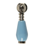 Clayre & Eef | Deurknop Blauw 2x2x6 cm / S4 cm | 64763 Clayre & Eef | Deurknop Blauw 2x2x6 cm / S4 cm | 64763