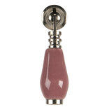 Clayre & Eef | Deurknop Roze 2x2x6 cm / S4 cm | 64770 Clayre & Eef | Deurknop Roze 2x2x6 cm / S4 cm | 64770