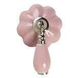 Clayre & Eef | Deurknop Roze 4x8x6 cm / S4 cm | 64777 Clayre & Eef | Deurknop Roze 4x8x6 cm / S4 cm | 64777