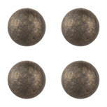 Clayre & Eef | Deurknop Set van 4 Bruin ø 2x3 cm / S3 cm | 64893 Clayre & Eef | Deurknop Set van 4 Bruin ø 2x3 cm / S3 cm | 64893