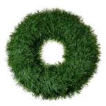 Clayre & Eef | Kerstdecoratie Krans Groen ø 45x10 cm | 65525 Clayre & Eef | Kerstdecoratie Krans Groen ø 45x10 cm | 65525