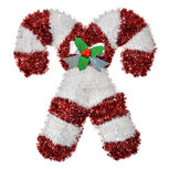 Clayre & Eef | Kerstdecoratie zuurstokken Rood Wit 32x3x36 cm | 65565 Clayre & Eef | Kerstdecoratie zuurstokken Rood Wit 32x3x36 cm | 65565