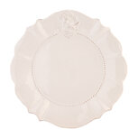 Clayre & Eef   | Servies Ontbijtbord Wit ø 21x1 cm | 6CE0271