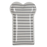 Clayre & Eef   | Servies Ontbijtbord Wit 10x17x2 cm | 6CE1362