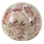 Clayre & Eef   | Decoratie Beeld Bal Roze ø 9x8 cm | 6CE1412M