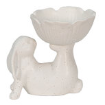 Clayre & Eef | Decoratie Konijn Wit 15x11x14 cm | 6CE1429 Clayre & Eef | Decoratie Konijn Wit 15x11x14 cm | 6CE1429