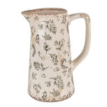 Clayre & Eef   | Decoratieve Schenkkan Groen Beige 15x10x19 cm | 6CE1547