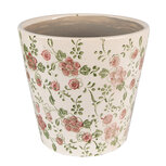 Clayre & Eef   | Bloempot Binnen Roze, Beige ø 14x13 cm | 6CE1566S