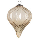 Clayre & Eef | Kerstbal Goudkleurig ø 15x21 cm | 6GL3124 Clayre & Eef | Kerstbal Goudkleurig ø 15x21 cm | 6GL3124