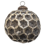 Clayre & Eef | Kerstbal Koperkleurig, Bruin ø 10x10 cm | 6GL3690 Clayre & Eef | Kerstbal Koperkleurig, Bruin ø 10x10 cm | 6GL3690