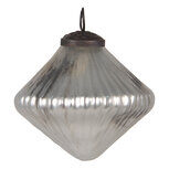 Clayre & Eef | Kerstbal Zilverkleurig ø 6x6 cm | 6GL4001 Clayre & Eef | Kerstbal Zilverkleurig ø 6x6 cm | 6GL4001