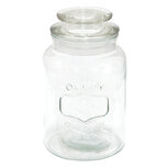 Clayre & Eef | Voorraadpot Deksel Transparant ø 11x19 cm | 6GL4065 Clayre & Eef | Voorraadpot Deksel Transparant ø 11x19 cm | 6GL4065